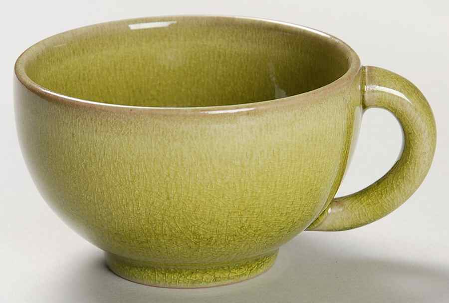 Tourron Tilleul (Avocado Green) Flat Cup by Jars-France-1