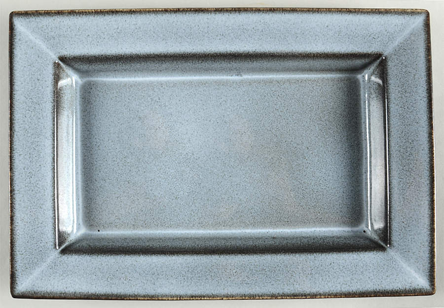 Tourron Gris Ecorce 11" Rectangular Serving Platter by Jars-France-1