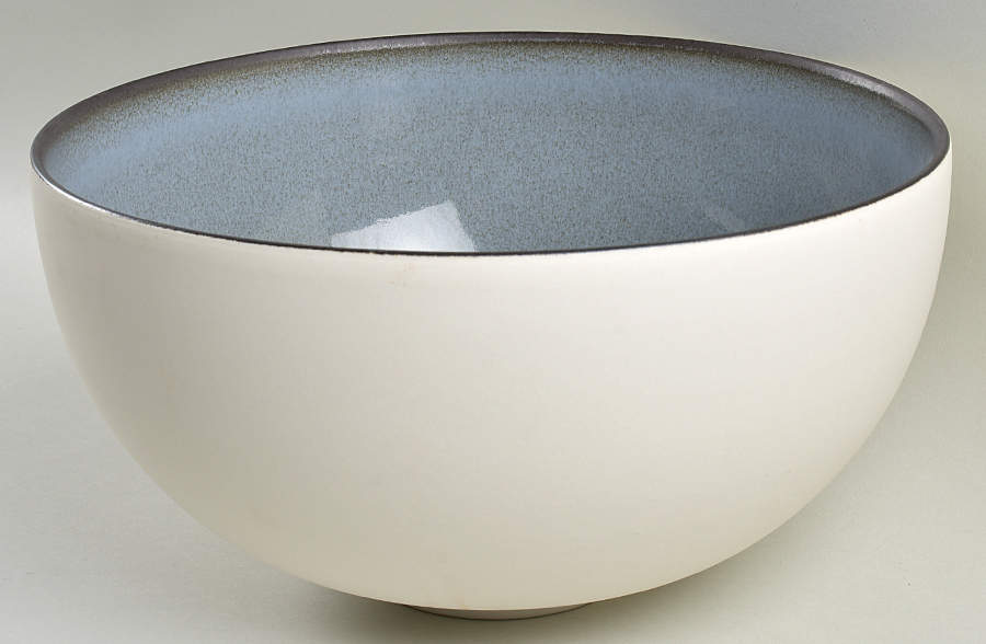Tourron Gris Ecorce 10" Large Salad Serving Bowl by Jars-France-1