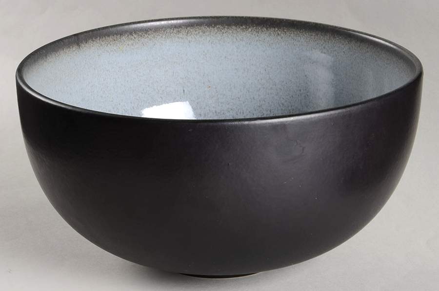 Tourron Gris Ecorce 9" Round Serving Bowl by Jars-France-1