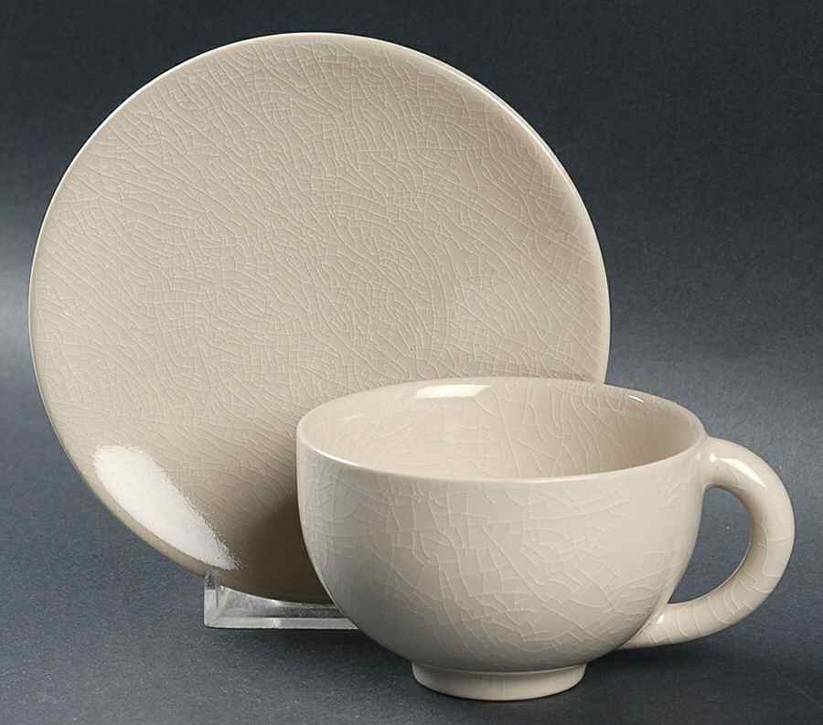 Tourron Quartz Flat Demitasse Cup & Saucer Set by Jars-France-1