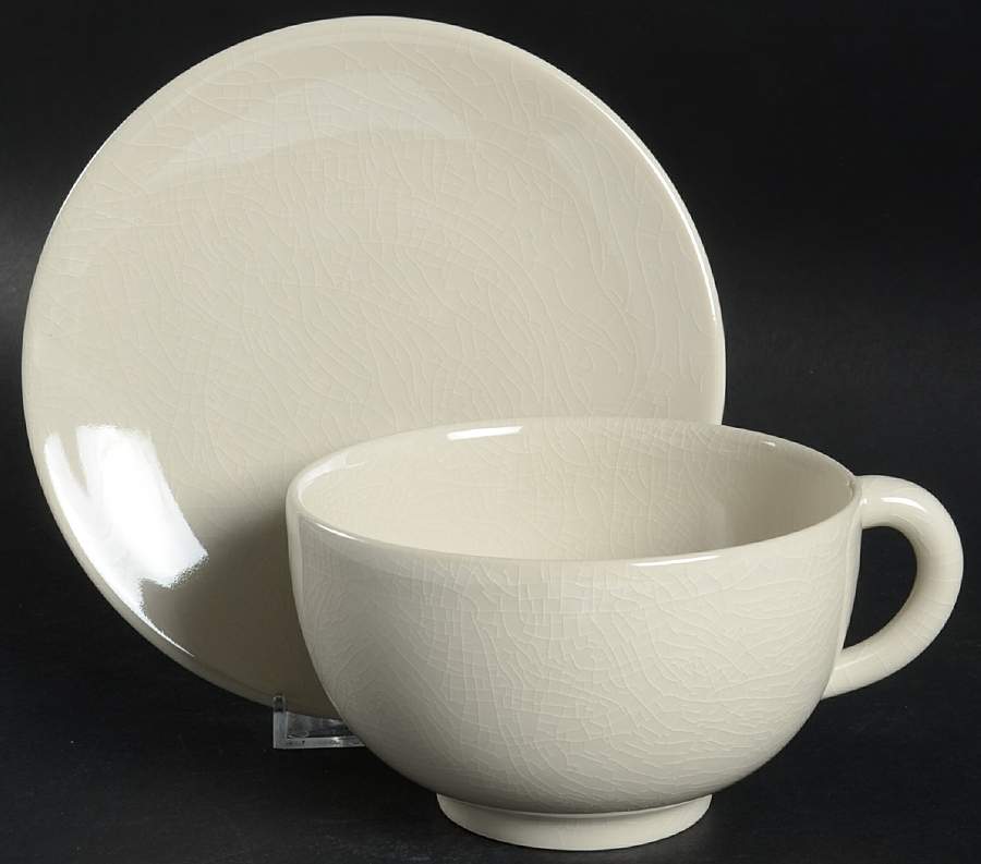 Tourron Quartz Jumbo Cup & Saucer Set by Jars-France-1