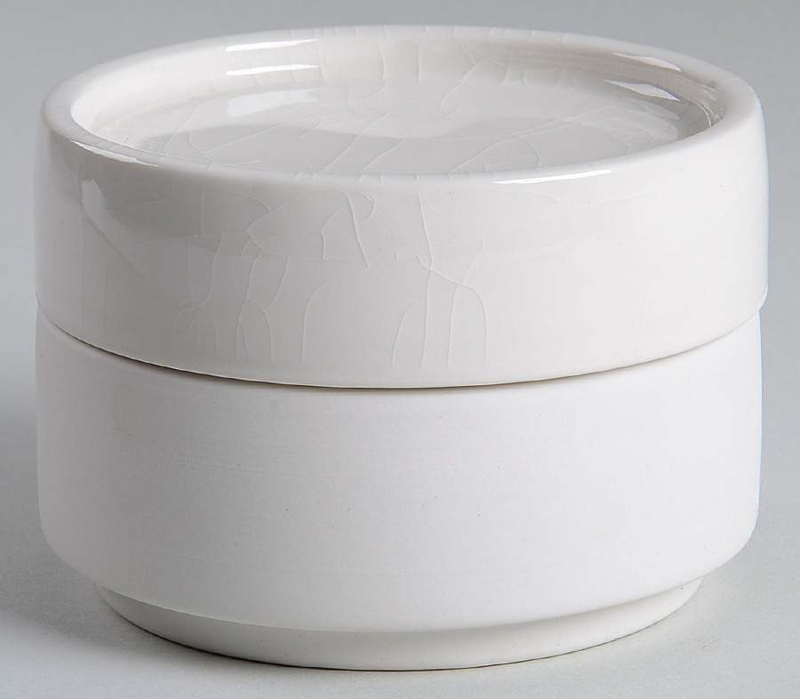 Tourron Quartz Small Canister & Lid by Jars-France-1