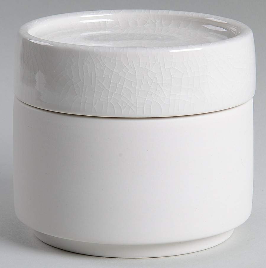 Tourron Quartz Medium Canister & Lid by Jars-France-1