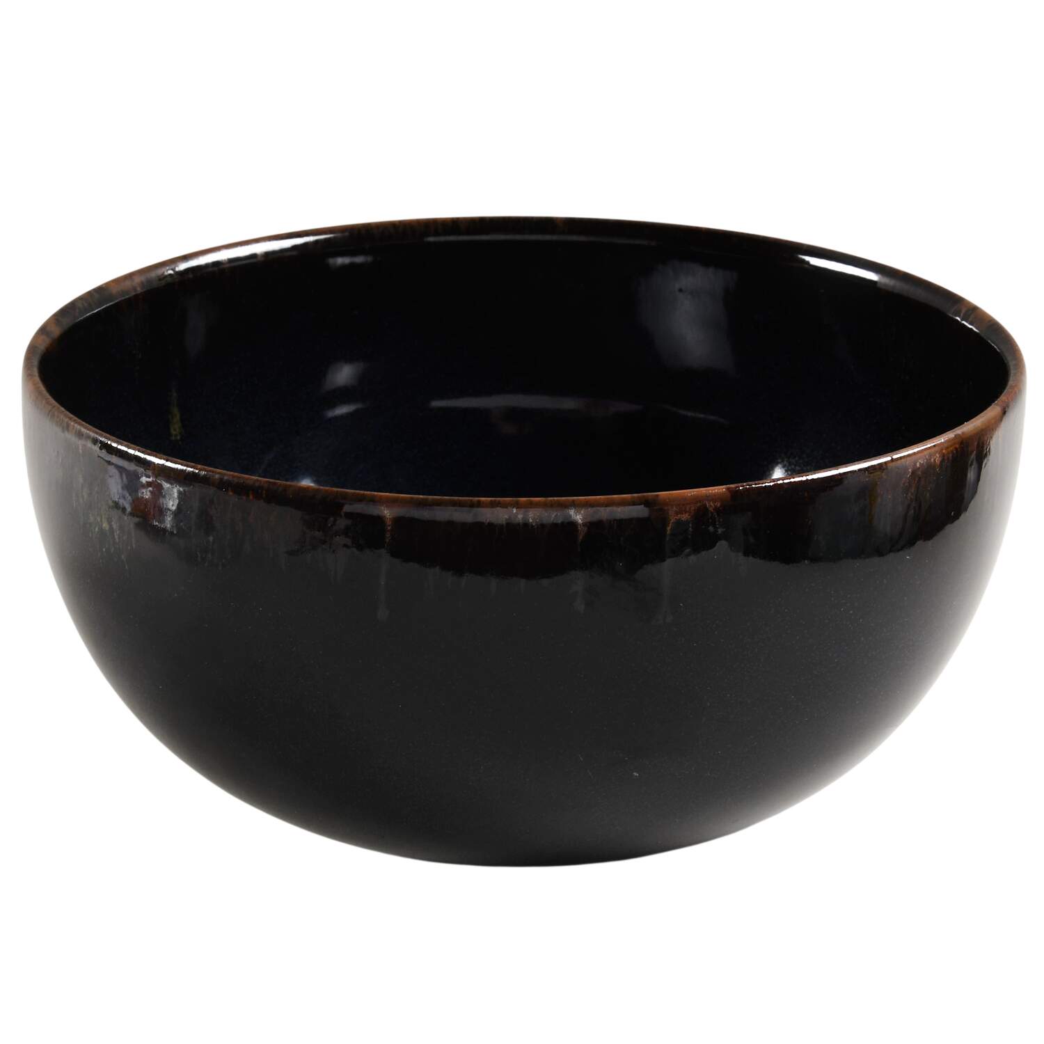 Tourron Indigo 9" Round Vegetable Bowl by Jars-France-1