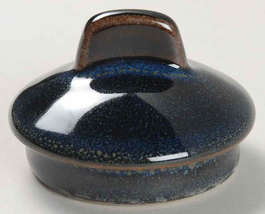 Tourron Indigo Lid for Sugar Bowl by Jars-France-1