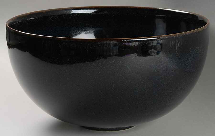 Tourron Indigo 10" Round Vegetable Bowl by Jars-France-1