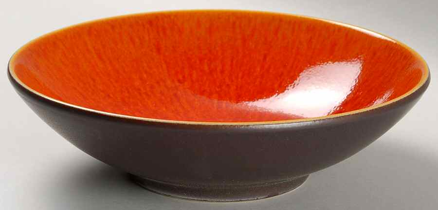 Tourron Orange Coupe Soup Bowl by Jars-France-1