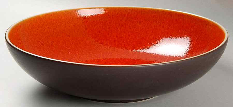 Tourron Orange 9" Individual Pasta Bowl by Jars-France-1