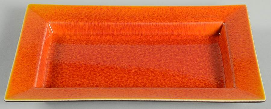 Tourron Orange 11" Rectangular Serving Platter by Jars-France-1