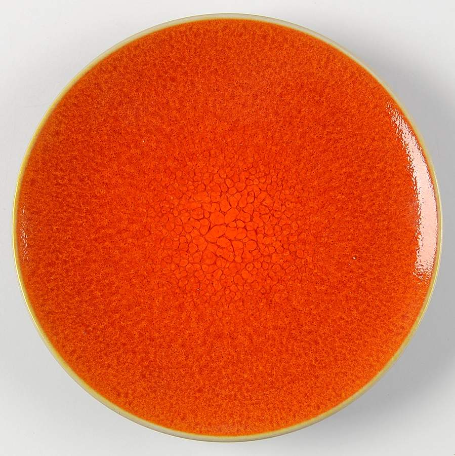Tourron Orange Canape Plate by Jars-France-1