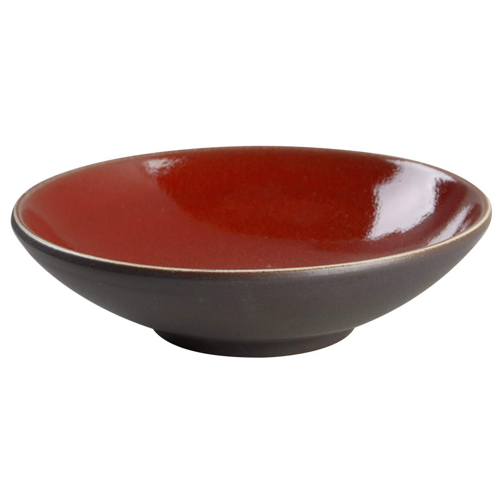 Tourron Cerise (Cherry, Dark Red) Coupe Soup Bowl by Jars-France-1