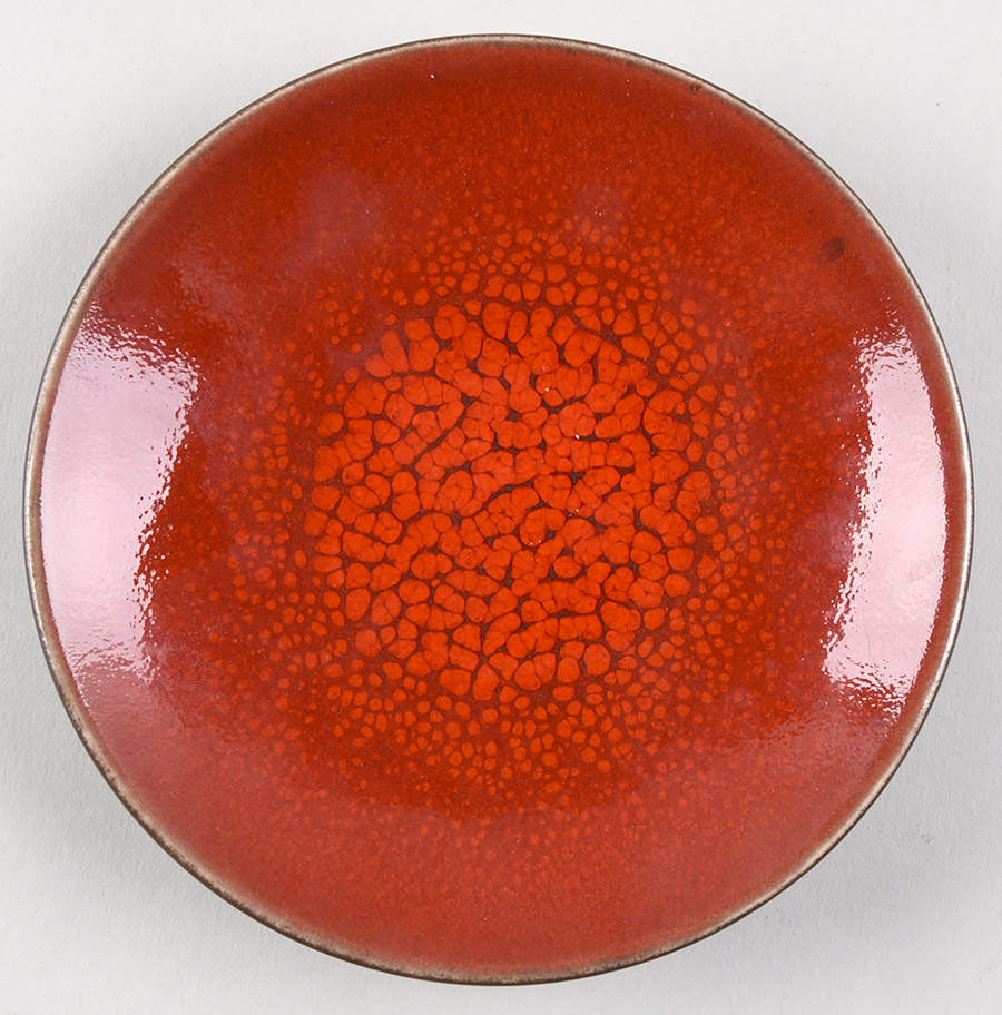 Tourron Cerise (Cherry, Dark Red) Bread & Butter Plate by Jars-France-1