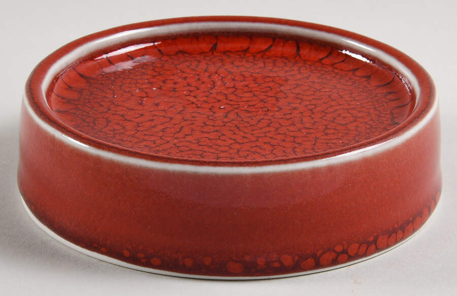 Tourron Cerise (Cherry, Dark Red) Lid for Large Canister by Jars-France-1