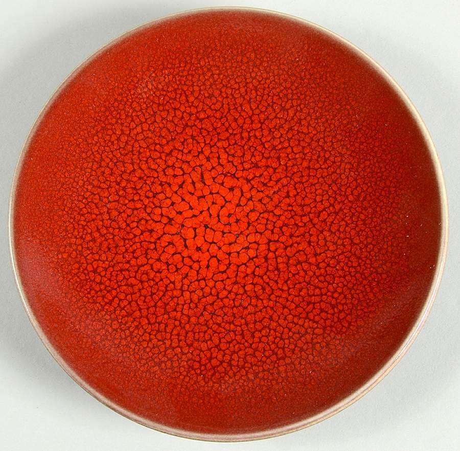 Tourron Cerise (Cherry, Dark Red) Saucer for Jumbo Cup by Jars-France-1