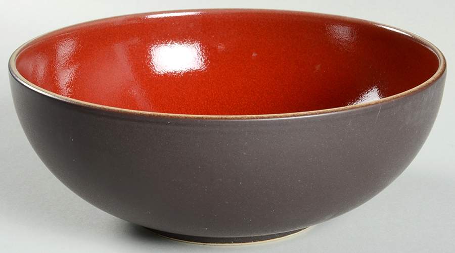 Tourron Cerise (Cherry, Dark Red) 9" Pasta Serving Bowl by Jars-France-1