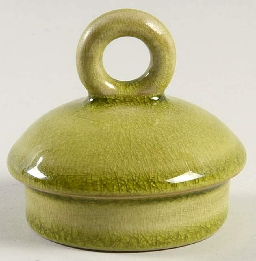 Tanga Tilleul Avocado Green Lid for Sugar Bowl by Jars-France-1