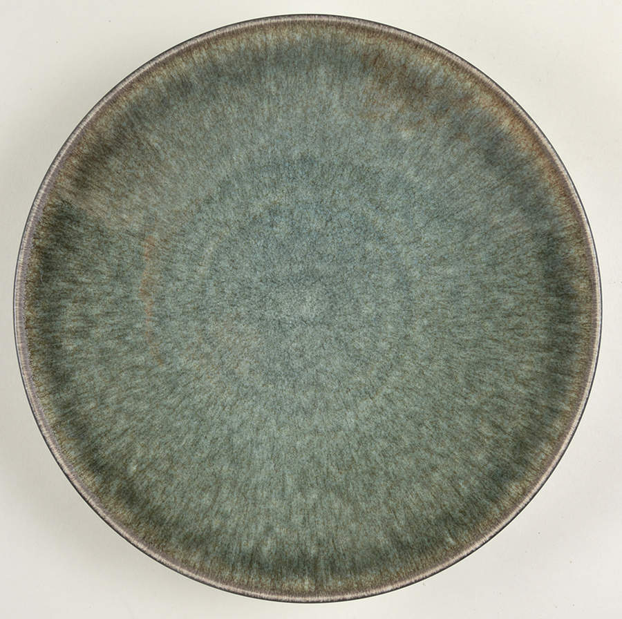Samoa Vert (Green) 13" Chop Plate (Round Platter) by Jars-France-1