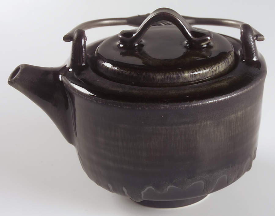 Samoa Vert (Green) Teapot & Lid with Infuser by Jars-France-1