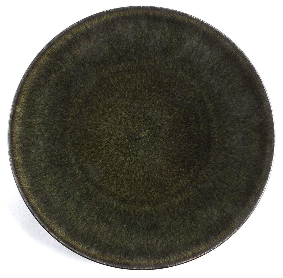 Samoa Vert (Green) Service Plate (Charger) by Jars-France-1
