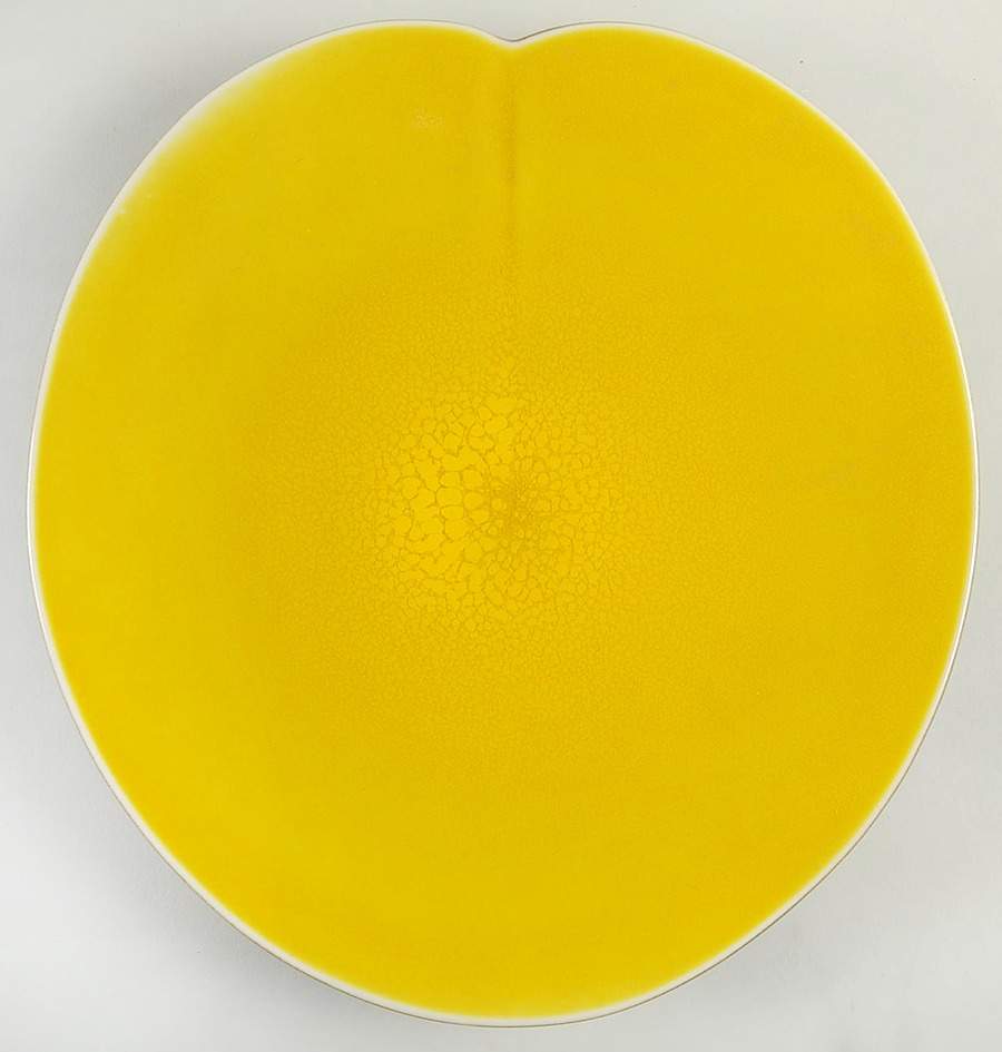 Lilypad Citron Dinner Plate by Jars-France-1