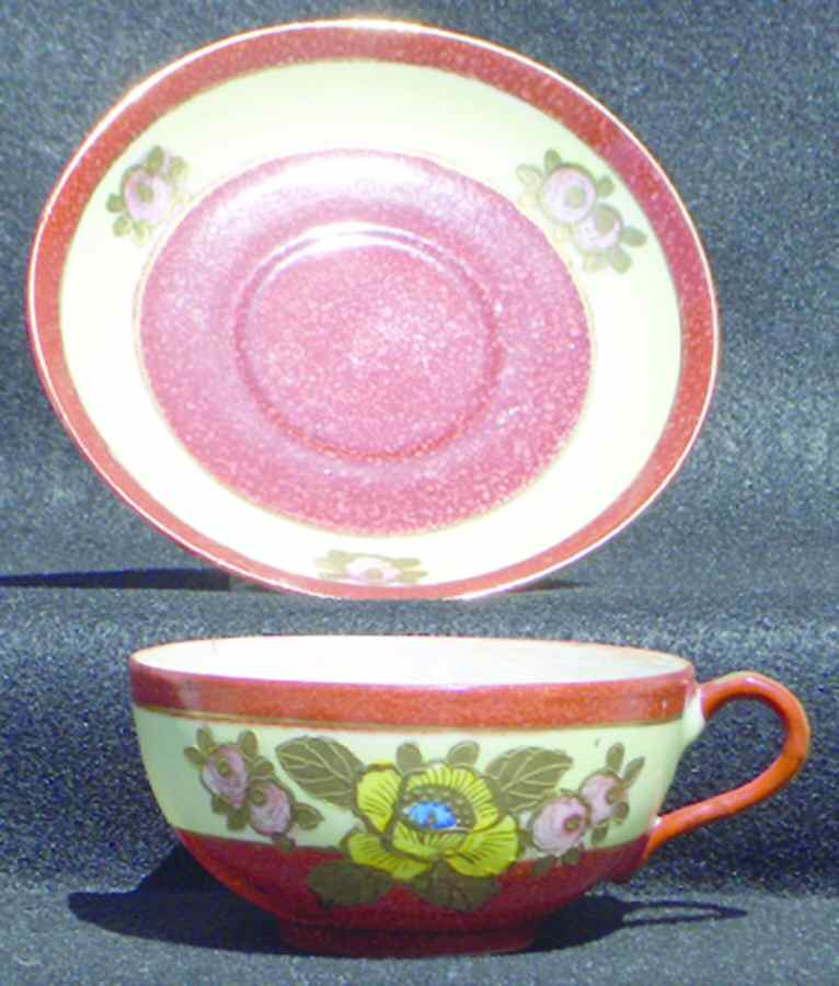 SEY56 Flat Cup & Saucer Set by Seyei Toki Co-1