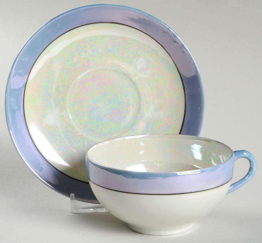 JAP545 Footed Cup & Saucer Set by Japan-1