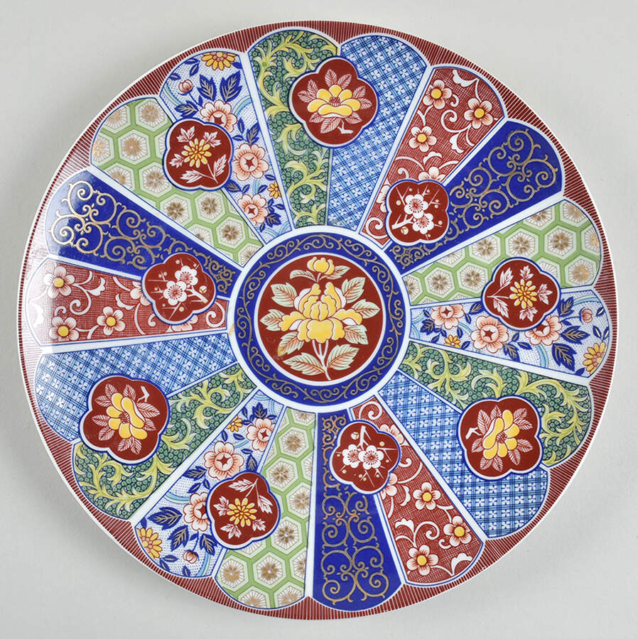 Imari Imperial Dinner Plate by Japan-1