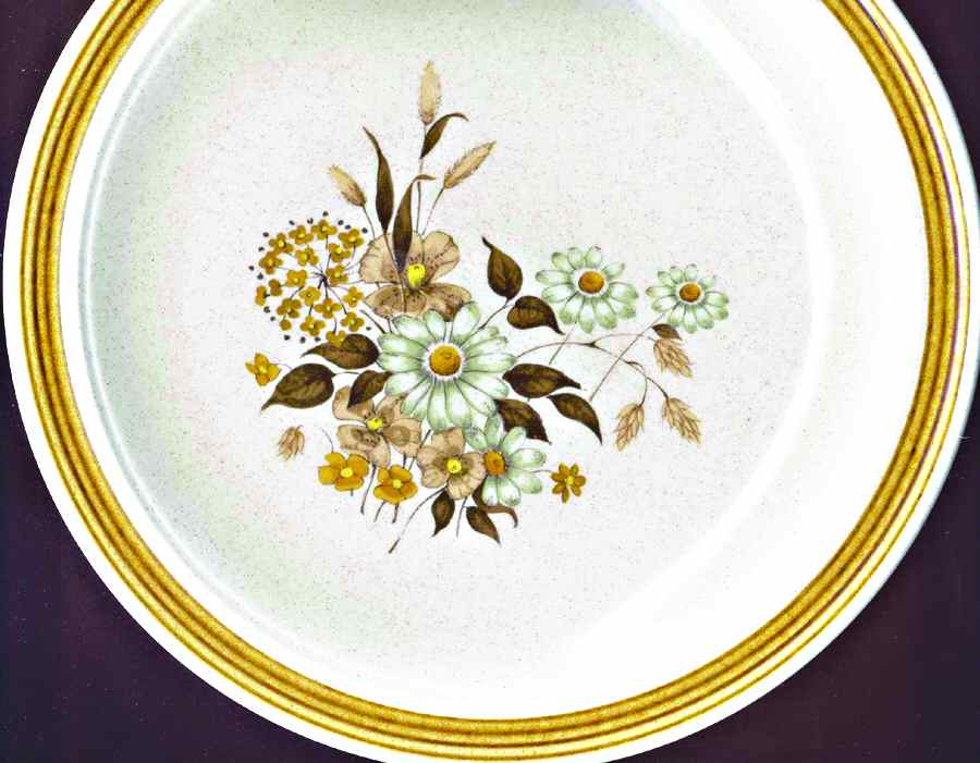 Forest Flower Dinner Plate by Yamaka-1