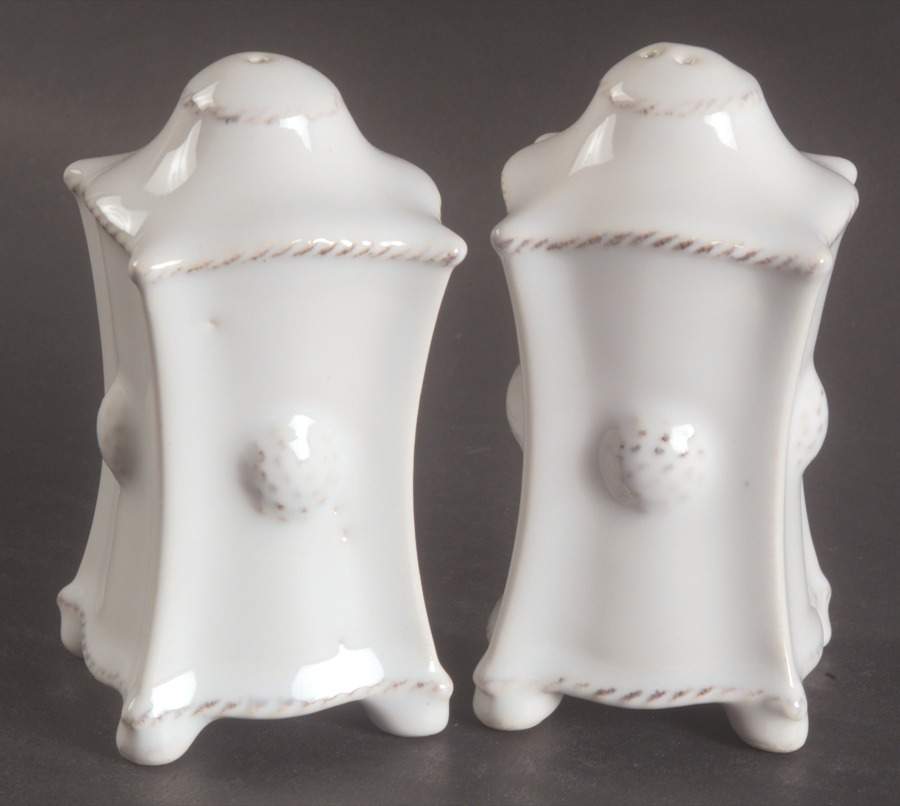 Berry and Thread Whitewash Salt & Pepper Set by Juliska Ceramics-1
