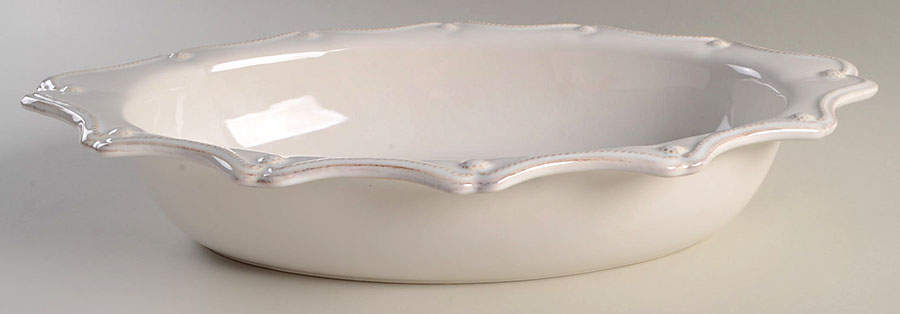 Berry and Thread Whitewash Large Oval Baker by Juliska Ceramics-1
