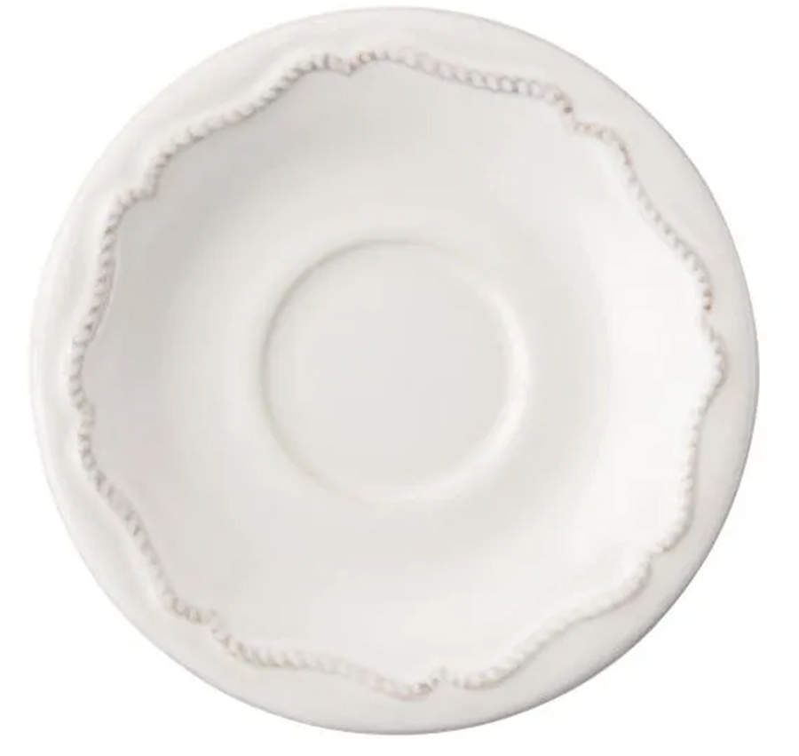 Berry and Thread Whitewash Saucer for Demitasse Cup by Juliska Ceramics-1