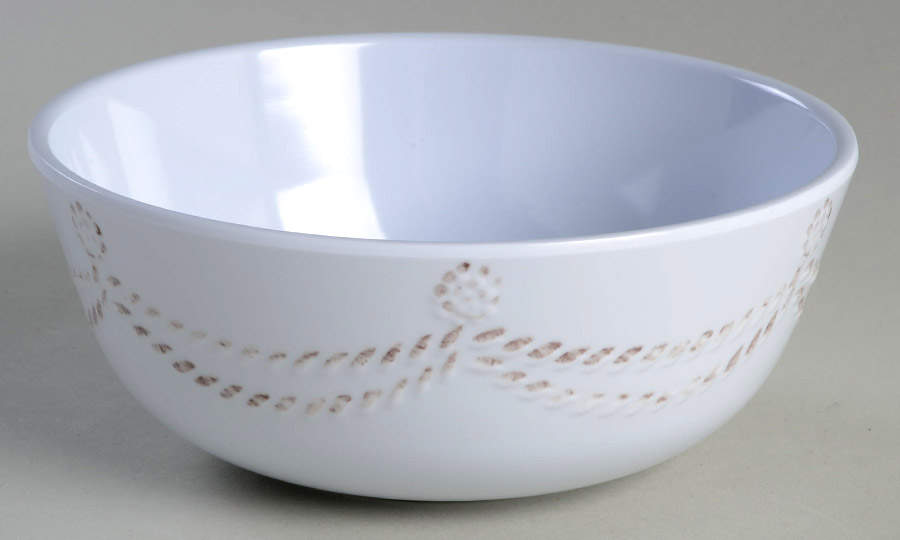 Berry and Thread Whitewash 6" Melamine All Purpose Bowl by Juliska Ceramics-1