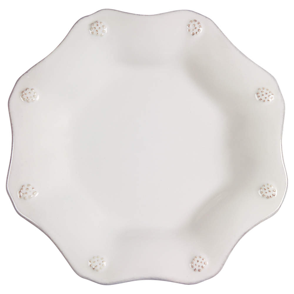 Berry and Thread Whitewash Scalloped Bread & Butter Plate by Juliska Ceramics-1