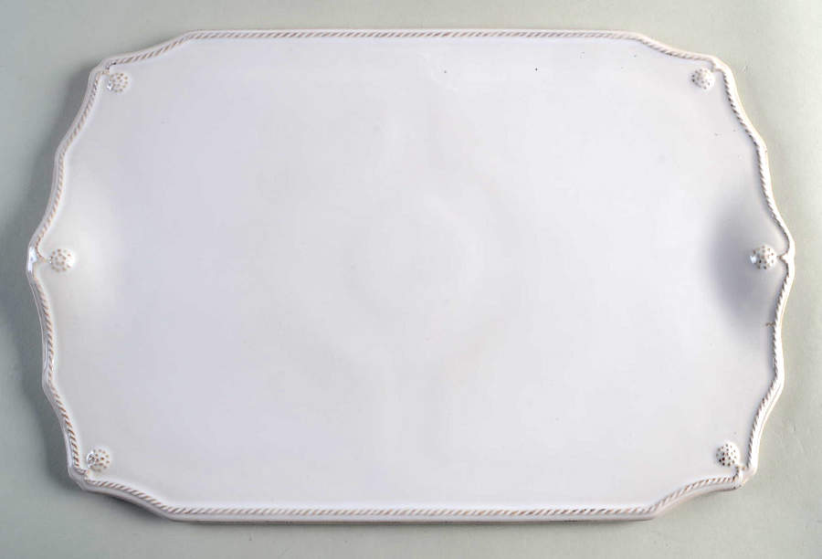 Berry and Thread Whitewash Cheese and Cracker Board by Juliska Ceramics-1