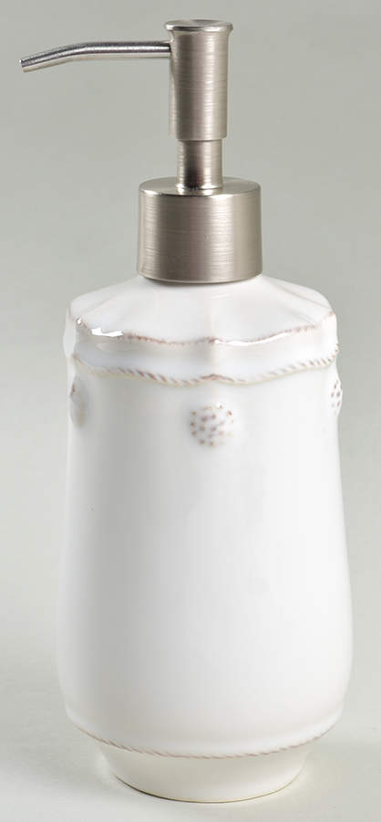 Berry and Thread Whitewash Lotion/Soap Dispenser by Juliska Ceramics-1
