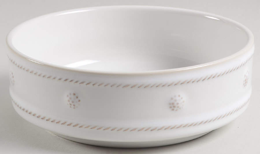 Berry and Thread Whitewash Medium Pet Bowl by Juliska Ceramics-1