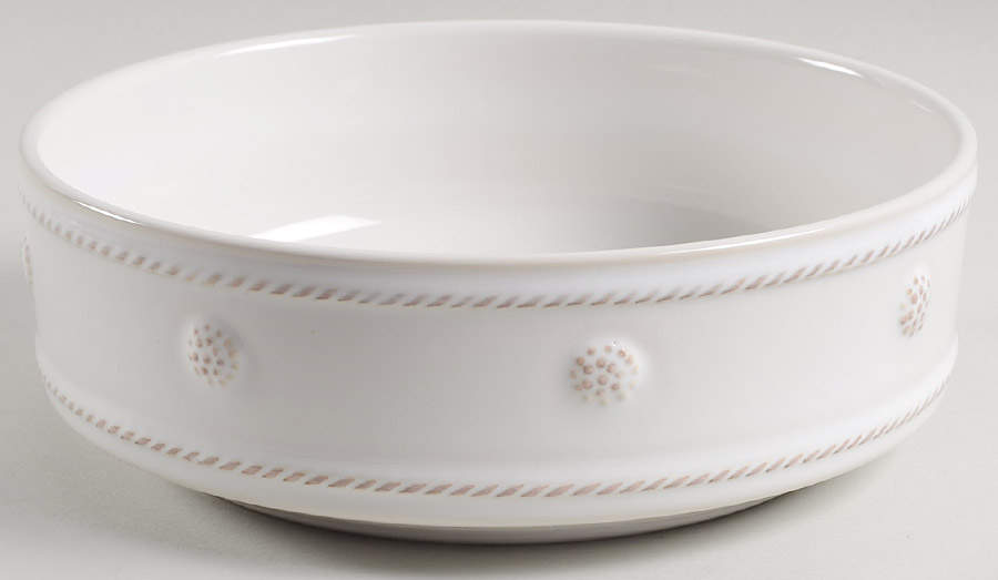 Berry and Thread Whitewash Pet Bowl by Juliska Ceramics-1