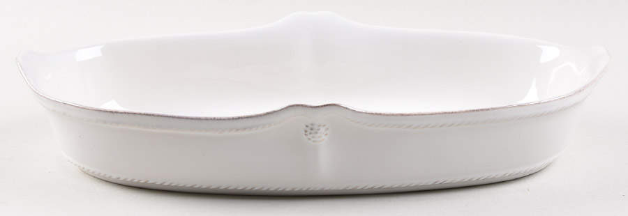 Berry and Thread Whitewash 12" Oblong Tray by Juliska Ceramics-1