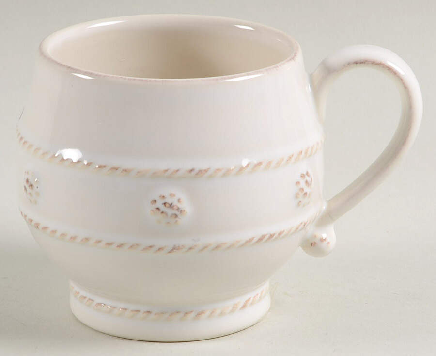 Berry and Thread Whitewash Child's Mug by Juliska Ceramics-1