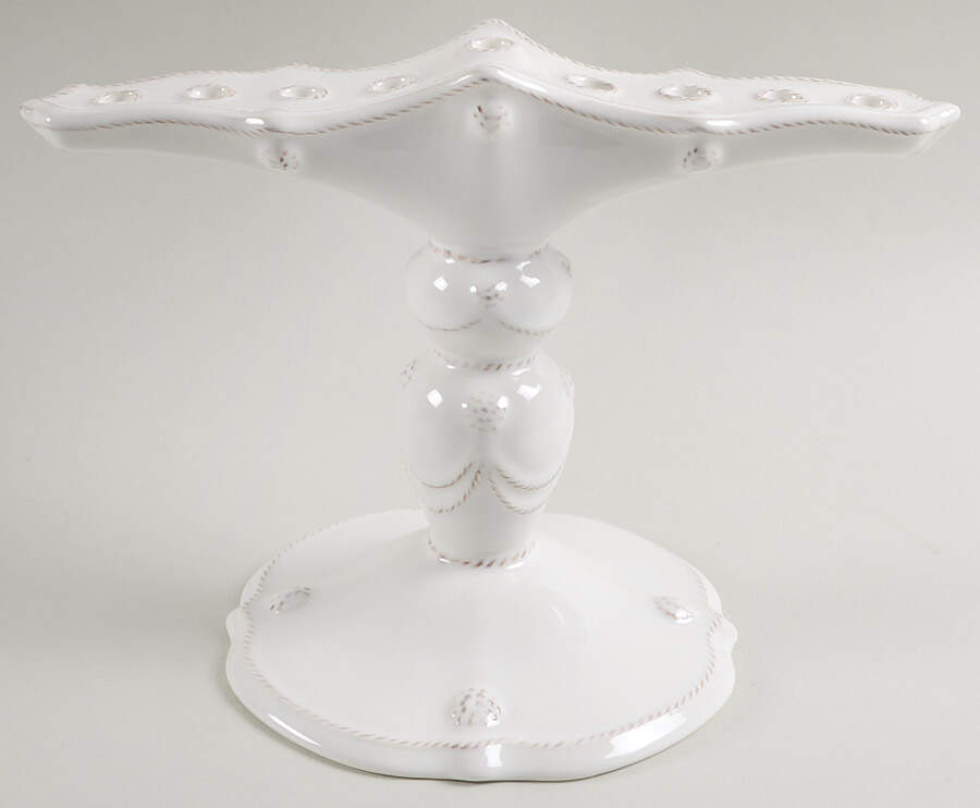 Berry and Thread Whitewash Menorah by Juliska Ceramics-1