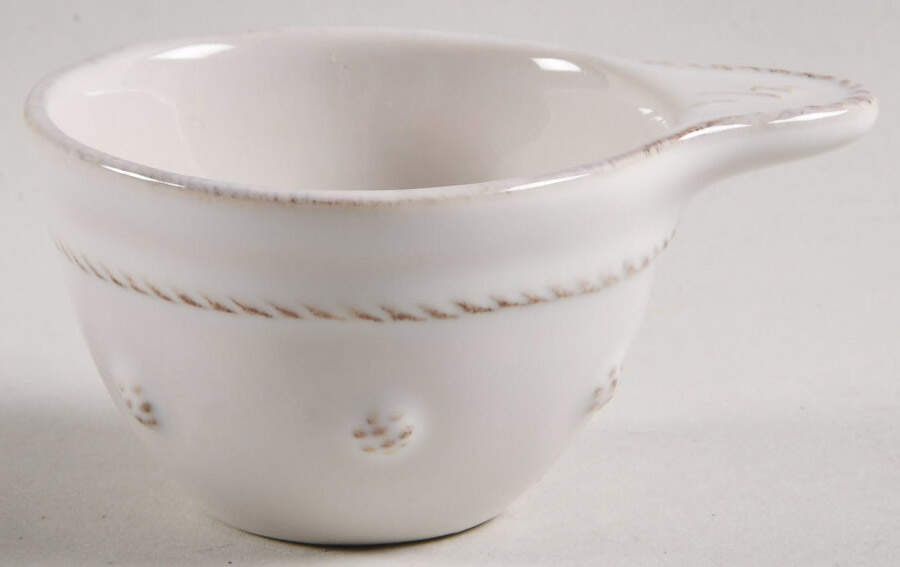 Berry and Thread Whitewash 1/4 Cup Measuring Cup by Juliska Ceramics-1