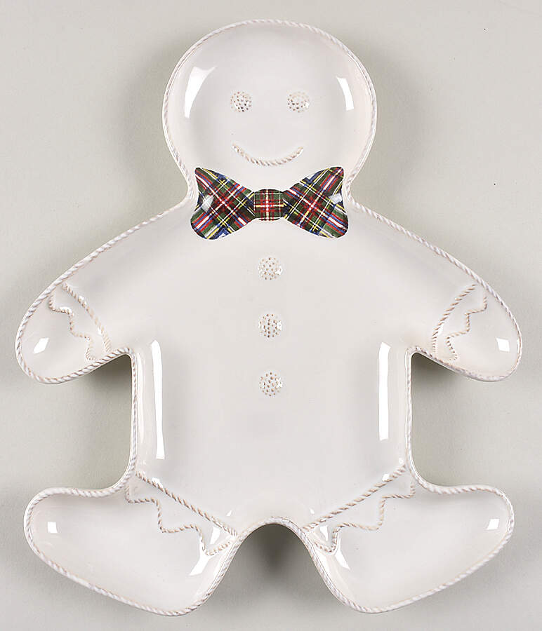 Berry and Thread Whitewash Figural Serving Tray by Juliska Ceramics-1