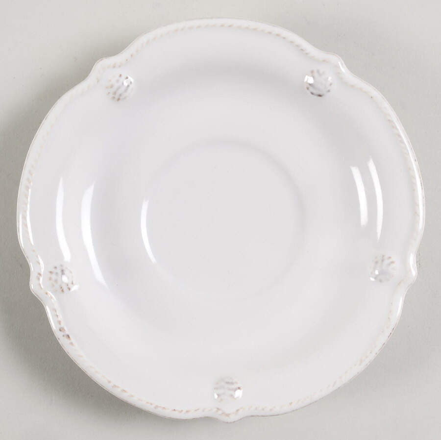 Berry and Thread Whitewash Saucer for Tea for 1 by Juliska Ceramics-1