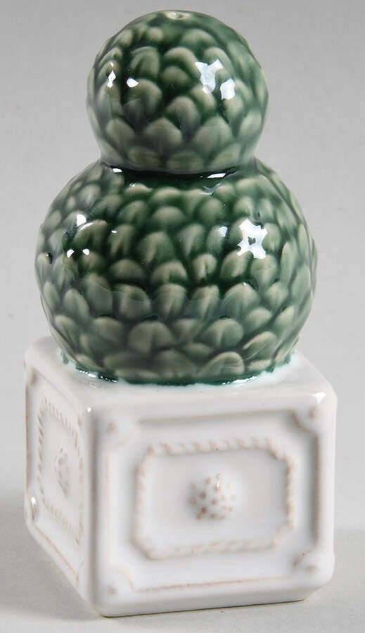 Berry and Thread Whitewash Figural Salt Shaker by Juliska Ceramics-1