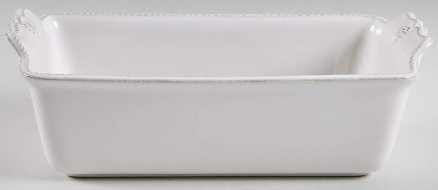 Berry and Thread Whitewash Loaf Pan by Juliska Ceramics-1