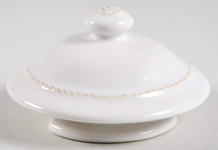 Berry and Thread Whitewash Lid for Teapot by Juliska Ceramics-1