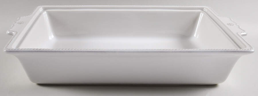 Berry and Thread Whitewash Rectangular Baker No Lid by Juliska Ceramics-1