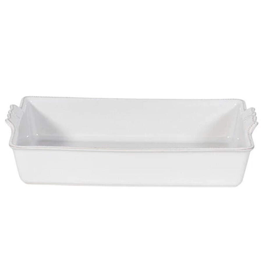 Berry and Thread Whitewash 13"  Rectangular Baker by Juliska Ceramics-1