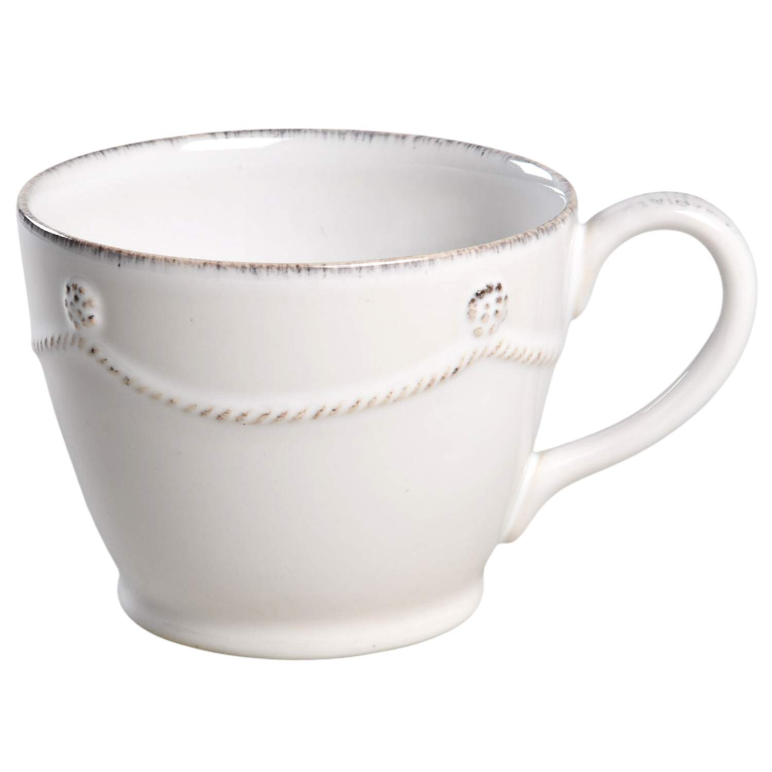 Berry and Thread Whitewash Flat Cup by Juliska Ceramics-1